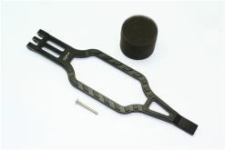 GPM Racing Black Aluminum Battery Hold Down For TRX-4