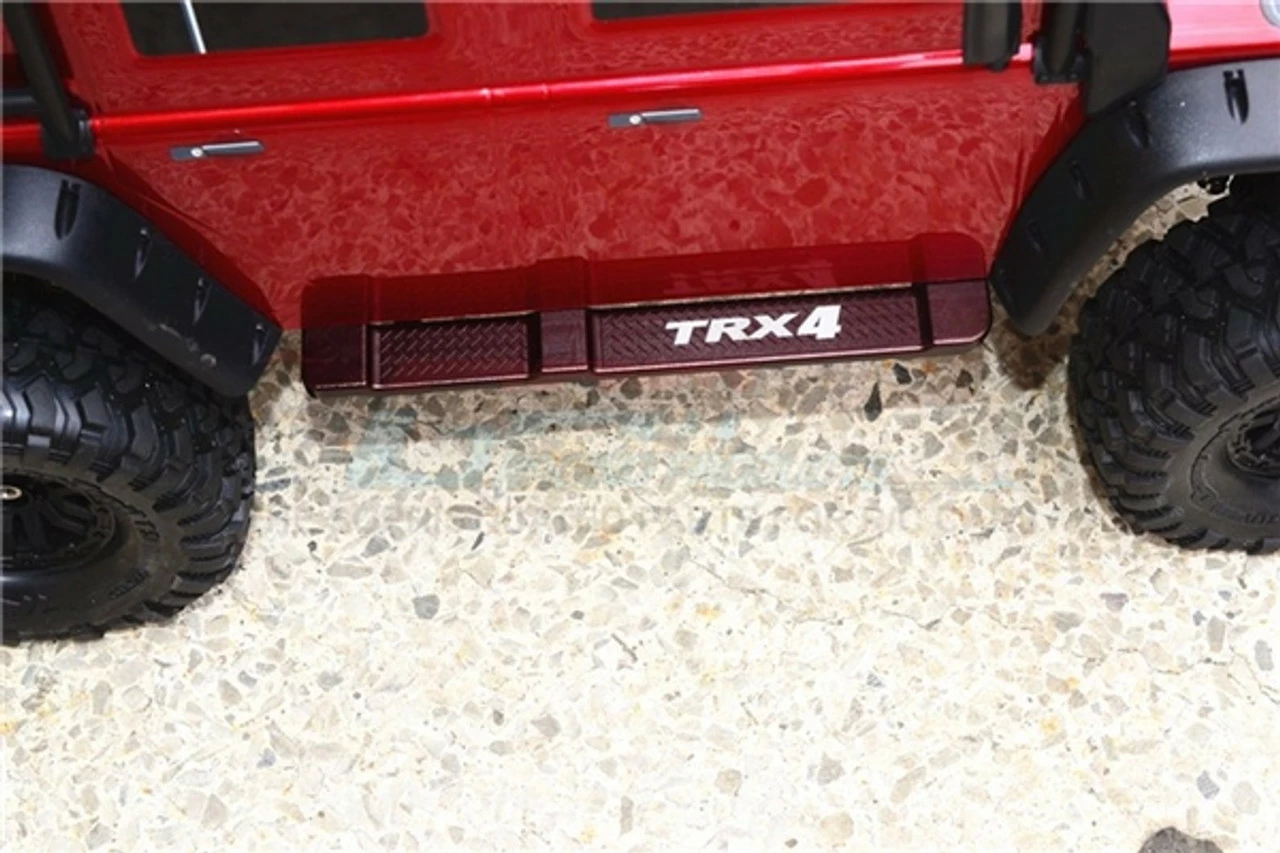 GPM Racing Orange Aluminum Side Step Rock Sliders For TRX-4 4 GPM Racing Orange Aluminum Side Step Rock Sliders For TRX-4 - Image 2