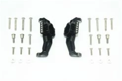 GPM Racing Black Aluminum Adjustable Front Portal Drive Caster Blocks For TRX-4