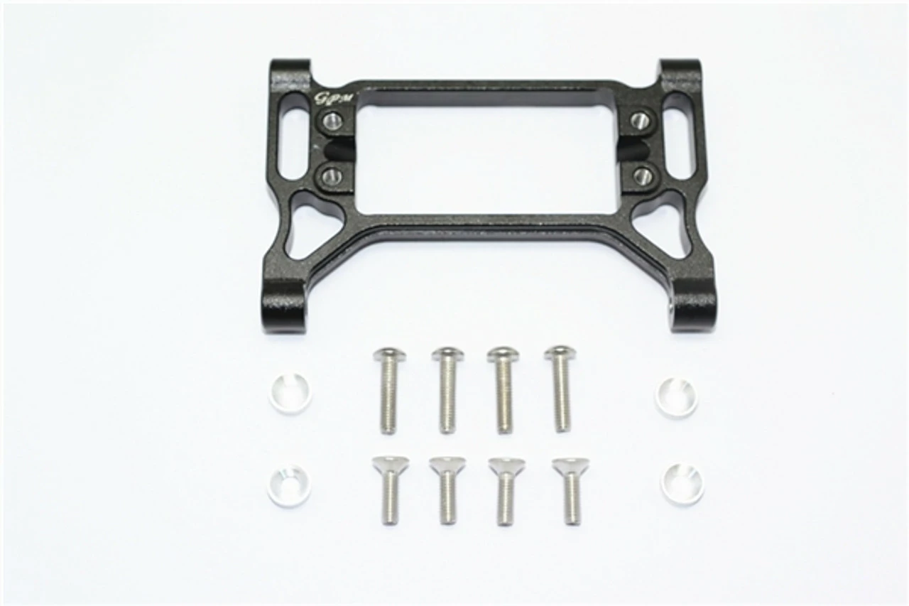 GPM Racing Black Aluminum Front Servo Mount For TRX-4 3 GPM Racing Black Aluminum Front Servo Mount For TRX-4