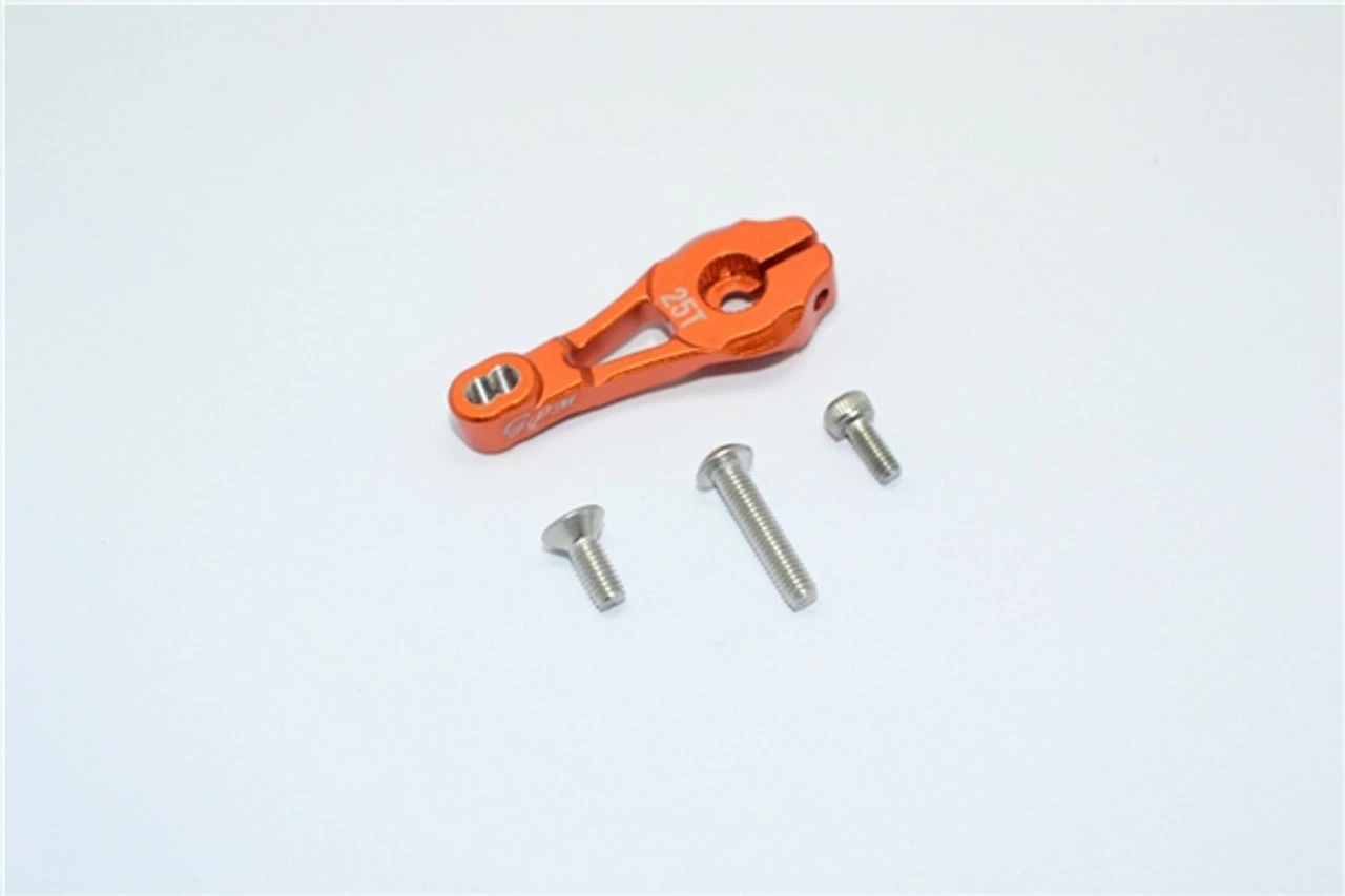 GPM Racing Orange Aluminum 25T Spline Servo Horn For TRX-4 3 GPM Racing Orange Aluminum 25T Spline Servo Horn For TRX-4