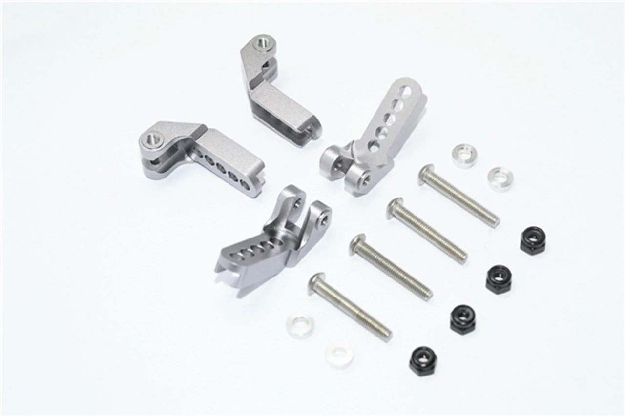 GPM Racing Unmetal Aluminum Adjustable Front & Rear Shock Mounts For TRX-4 3 GPM Racing Unmetal Aluminum Adjustable Front & Rear Shock Mounts For TRX-4