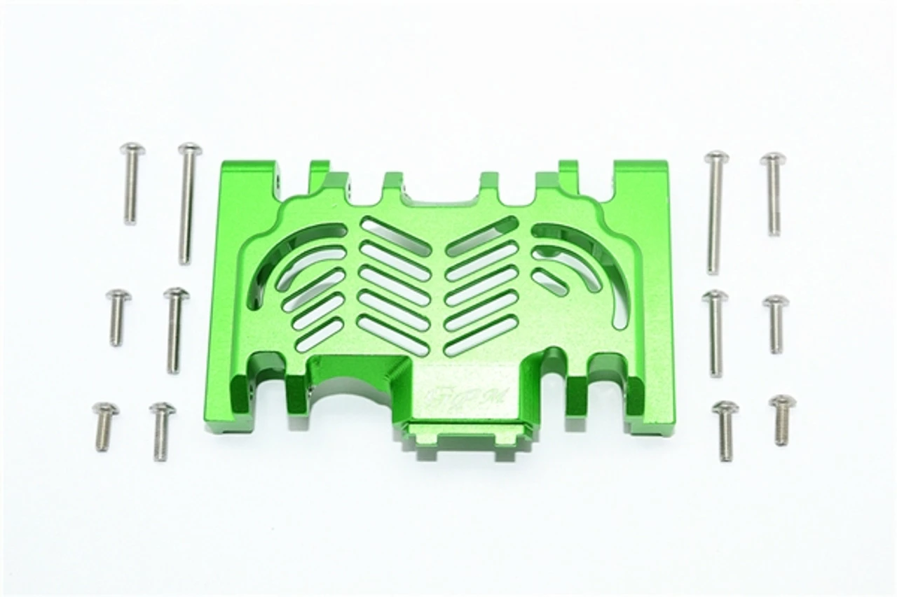GPM Racing Reen Aluminum Transmission Skid Plate For TRX-4 3 GPM Racing Reen Aluminum Transmission Skid Plate For TRX-4