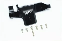 GPM Racing Black Aluminum Lower Spur Gear Transmission Cover For TRX-4