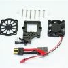 GPM Racing Black Aluminum ESC Cooling Fan & EZ On/Off Switch For TRX-4