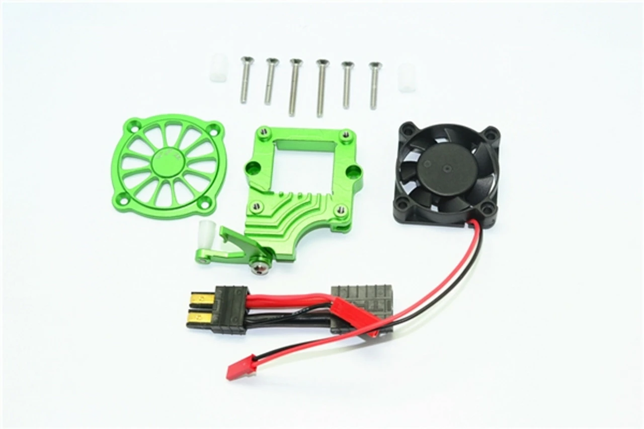 GPM Racing Reen Aluminum ESC Cooling Fan & EZ On/Off Switch For TRX-4 3 GPM Racing Reen Aluminum ESC Cooling Fan & EZ On/Off Switch For TRX-4