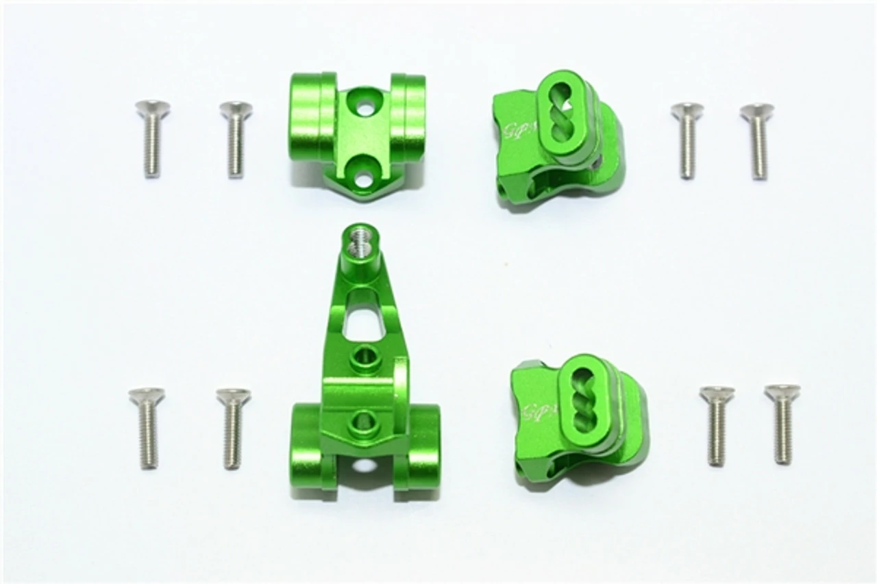 GPM Racing Reen Aluminum Front & Rear Axle Mount Set For Suspension Links On TRX-4 3 GPM Racing Reen Aluminum Front & Rear Axle Mount Set For Suspension Links On TRX-4