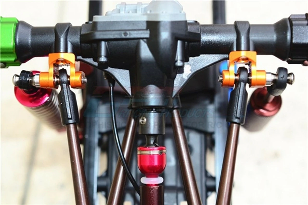 GPM Racing Reen Aluminum Front & Rear Axle Mount Set For Suspension Links On TRX-4 4 GPM Racing Reen Aluminum Front & Rear Axle Mount Set For Suspension Links On TRX-4 - Image 2