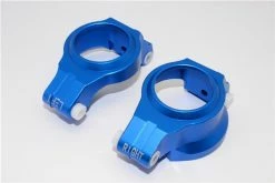 GPM Racing Blue Aluminum Front Caster Blocks C-Hubs For X-Maxx