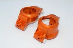 GPM Racing Orange Aluminum Front Caster Blocks C-Hubs For X-Maxx