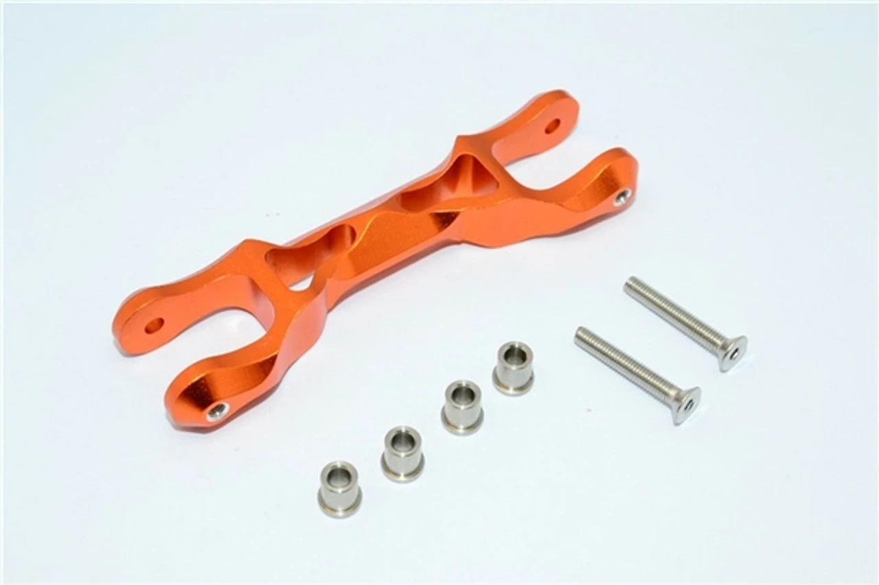 GPM Racing Orange Aluminum Steering Rack Center Draglink Brace For X-Maxx 3 GPM Racing Orange Aluminum Steering Rack Center Draglink Brace For X-Maxx