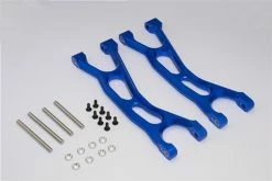 GPM Racing Blue Aluminum Upper Suspension Arms (Fr/R) For X-Maxx