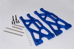 GPM Racing Blue Aluminum Lower Suspension Arms (Fr/R) For X-Maxx
