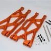 GPM Racing Orange Aluminum Lower Suspension Arms (Fr/R) For X-Maxx