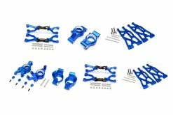 GPM Racing X-Maxx Complete Aluminum Suspension Upgrade (Blue)