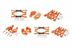 GPM Racing X-Maxx Complete Aluminum Suspension Upgrade (Orange)