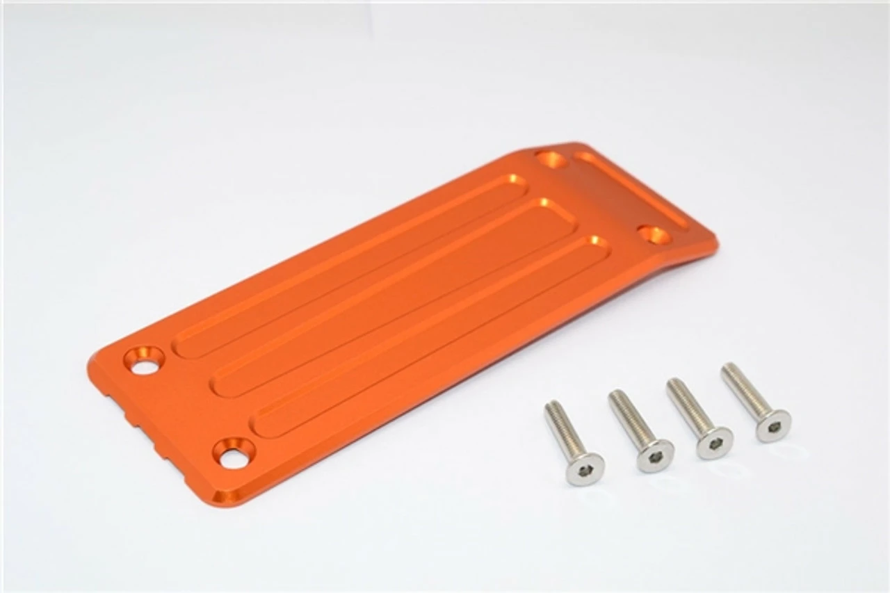 GPM Racing Orange Aluminum Rear Skid Plate For X-Maxx 3 GPM Racing Orange Aluminum Rear Skid Plate For X-Maxx