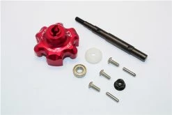 GPM Racing Ed Aluminum Transmission Cush Drive Eliminator & Input Shaft For X-Maxx 6S & 8S