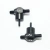GPM Racing Black Aluminum Spare Tire Locking Nuts For UDR