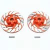 GPM Racing Orange Aluminum Brake Disks With +3mm Offset Hex For UDR