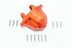 GPM Racing Orange Aluminum Rear Axle Case Diff Carrier Halves For UDR