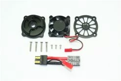 GPM Racing Black Aluminum Motor Heatsink Cooling Fan For UDR