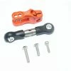 GPM Racing Orange Aluminum 25T Servo Horn W/Stainless Steel Adjustable Linkage For UDR