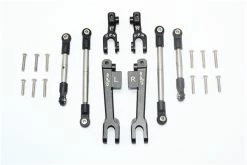 GPM Racing Black Aluminum Front & Rear Sway Bars W/Stainless Steel Links For UDR