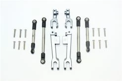 GPM Racing Unmetal Aluminum Front & Rear Sway Bars W/Stainless Steel Links For UDR