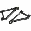 Hot Racing Black Aluminum Front Upper Arms For Traxxas UDR