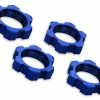 Traxxas 17mm Blue Aluminum Splined Wheel Nuts (4) -Outlet Traxxas Store TRA7758 2 52384.1562601954