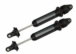 Traxxas X-Maxx Black Aluminum GTX Shocks Assembled W/o Springs (2)