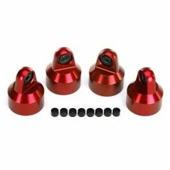 Traxxas X-Maxx Red Aluminum GTX Shock Caps & Spacers