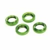 Traxxas X-Maxx Green Aluminum GTX Shock Spring Retainers/Adjusters (4) (assembled With O-ring)