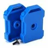 Traxxas TRX-4 Blue Fuel Canisters (2) W/3x8 Screw (1)