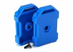 Traxxas TRX-4 Blue Fuel Canisters (2) W/3x8 Screw (1)