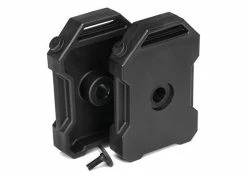Traxxas TRX-4 Black Fuel Canisters (2) W/3x8 Screw (1)