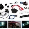 Traxxas TRX-4 Blazer Complete LED Light Set W/Power Supply - Includes Headlights, Tail Lights, Side Marker Lights, Distribution Block
