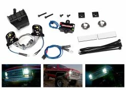 Traxxas TRX-4 Blazer LED Light Set - Includes Headlights, Tail Lights, Side Marker Lights, Distribution Block (requires Power Supply)