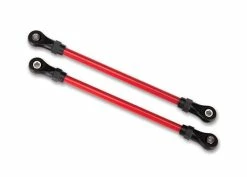 Traxxas TRX-4 Long Arm Lift Kit Red Front Lower Suspension Links (5x104mm) W/Hollow Balls