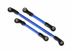 Traxxas TRX-4 Long Arm Lift Kit Blue Steering Link, Draglink, Panhard Link W/Hollow Balls