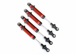 Traxxas TRX-4 GTS Red Aluminum Shocks For #8140R TRX-4 Long Arm Lift Kit