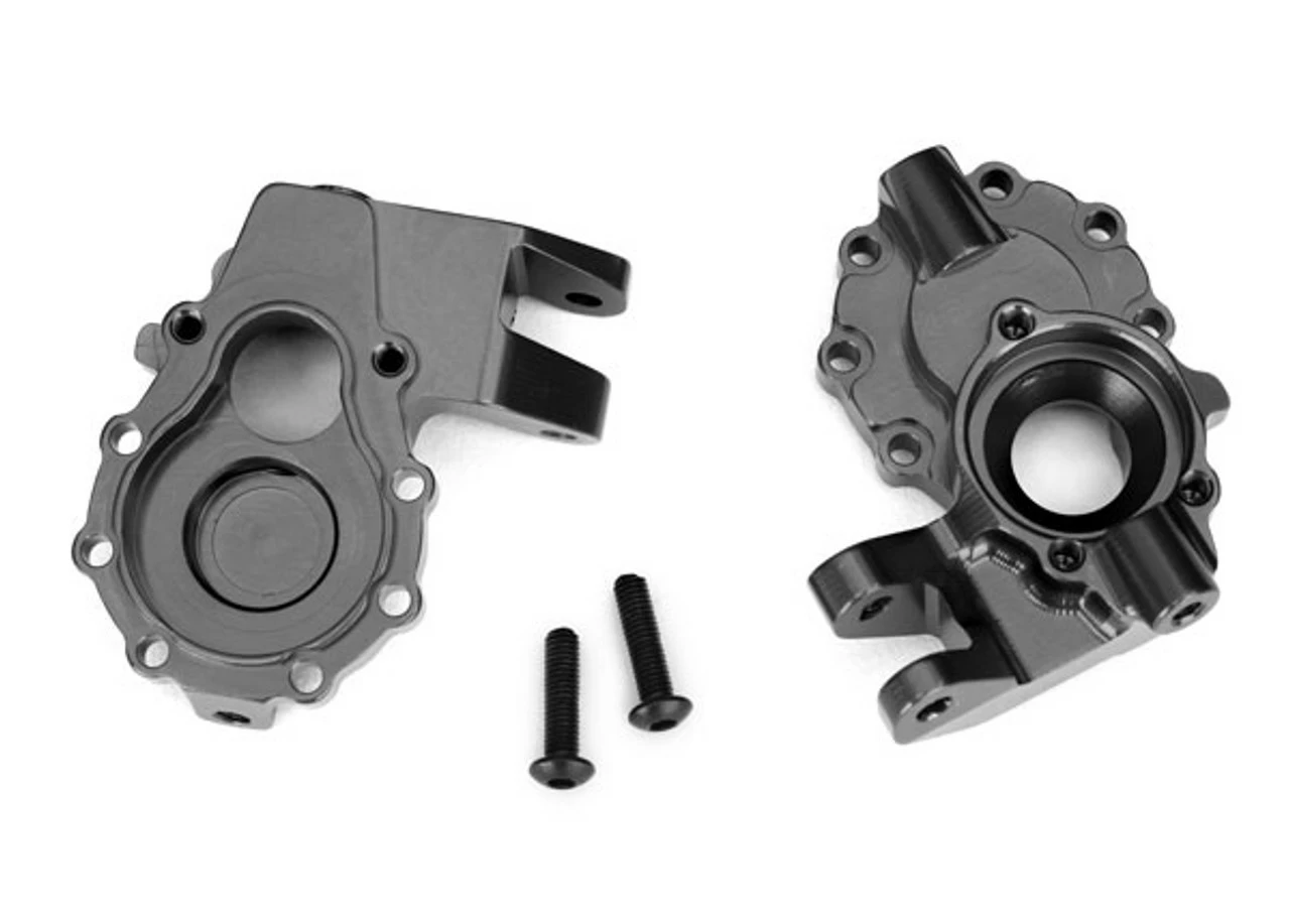 Traxxas Charcoal Gray 6061-T6 Aluminum Front Inner Portal Housings For TRX-4 TRX-6 3 Traxxas Charcoal Gray 6061-T6 Aluminum Front Inner Portal Housings For TRX-4 TRX-6