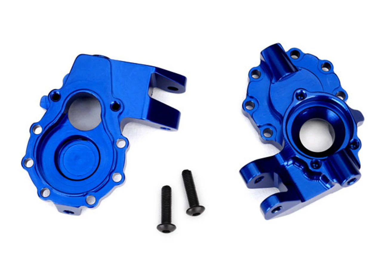 Traxxas Blue 6061-T6 Aluminum Front Inner Portal Housings For TRX-4 TRX-6 3 Traxxas Blue 6061-T6 Aluminum Front Inner Portal Housings For TRX-4 TRX-6