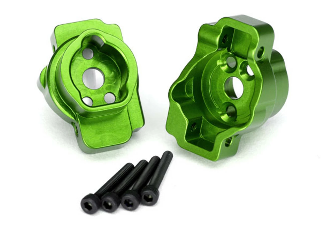 Traxxas Green 6061-T6 Aluminum Rear Portal Drive Axle Mount For TRX-4 TRX-6 3 Traxxas Green 6061-T6 Aluminum Rear Portal Drive Axle Mount For TRX-4 TRX-6