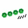 Traxxas TRX-4 Green 6061-T6 Aluminum 12mm Hex Wheel Hubs W/Pins -Outlet Traxxas Store TRA8269G 2 35147.1562670481