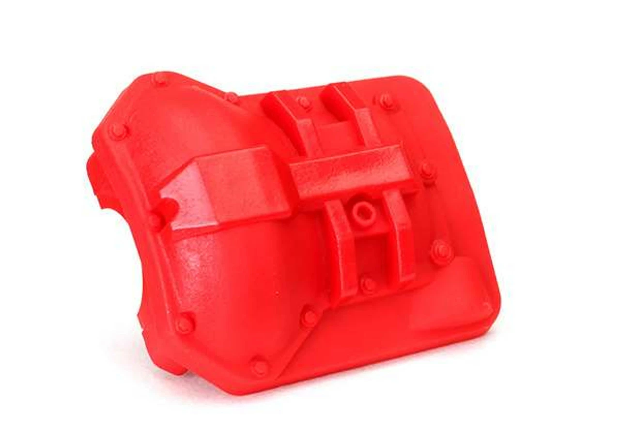 Traxxas TRX-4 Red Differential Cover (front Or Rear) 3 Traxxas TRX-4 Red Differential Cover (front Or Rear)