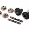 Traxxas TRX-4 Differential Gear Set - Output Gears (2), Spider Gears (4), Spider Gear Shafts (2)