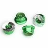 Traxxas UDR Green Aluminum 5mm Flanged Serrated Nylon Locking Nuts (4) -Outlet Traxxas Store TRA8447G 2 27532.1562668122