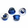 Traxxas UDR Blue Aluminum 5mm Flanged Serrated Nylon Locking Nuts (4) -Outlet Traxxas Store TRA8447X 2 43396.1562668125
